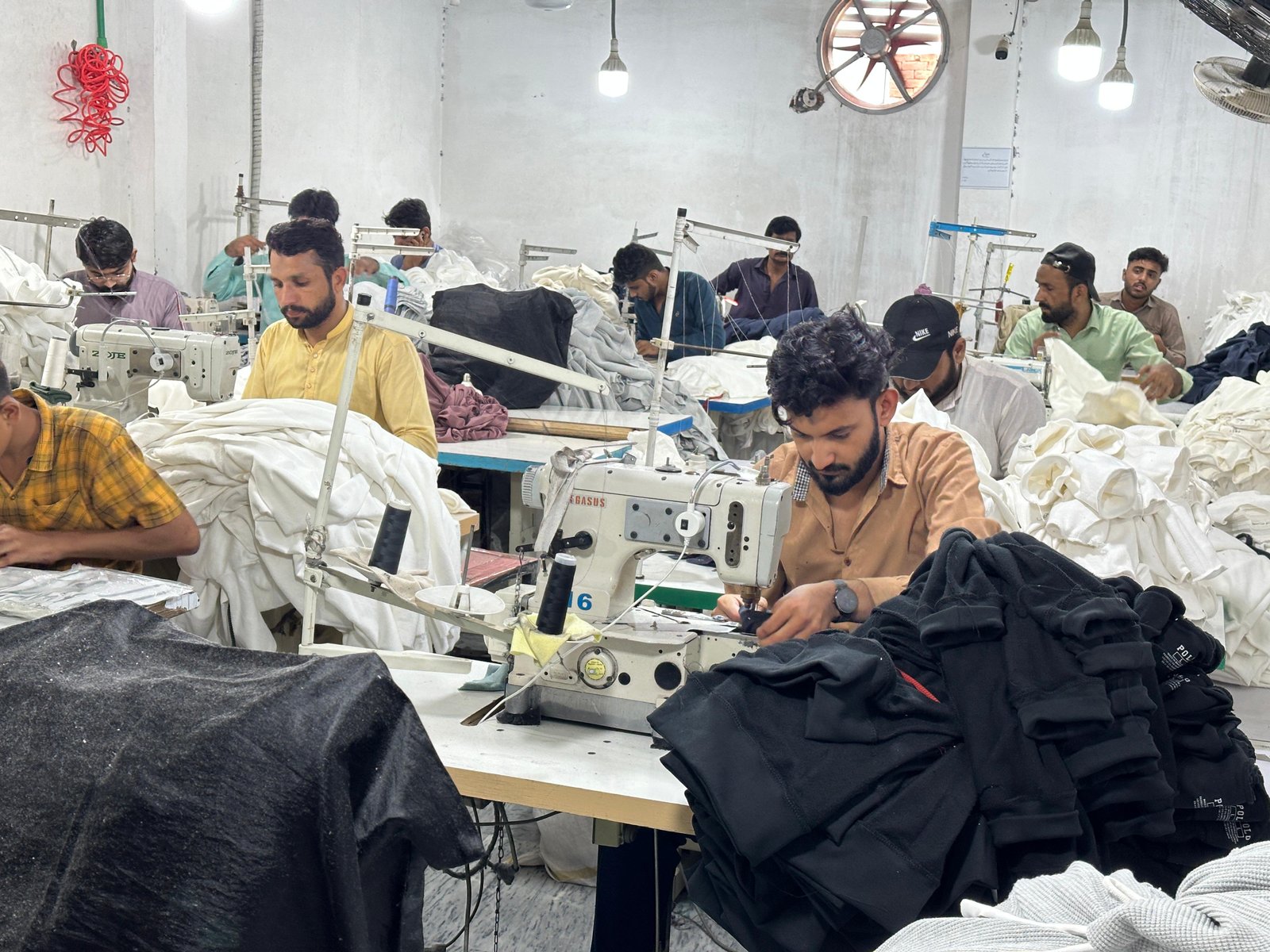 Bulk garments production